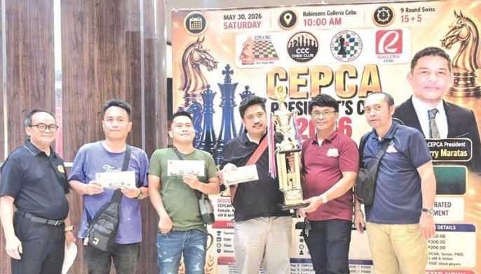 National Master Rommel Ganzon naghari sa CEPCA President's Cup 2026