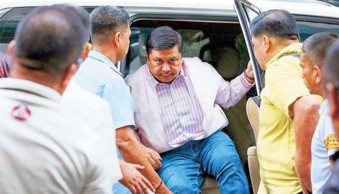 Sandigan enters not-guilty plea for Jinggoy