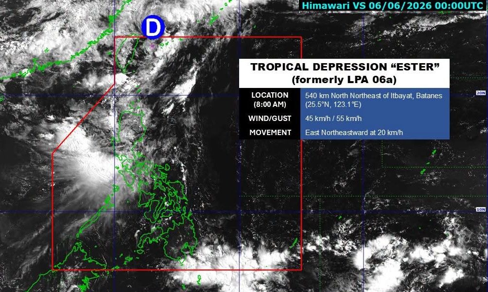'Ester' exits PAR but habagat rains to persist