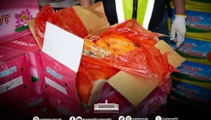 P7 million smuggled carrots seized