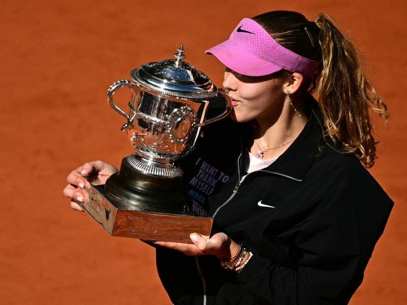 Andreeva wins first Grand Slam title at French Open