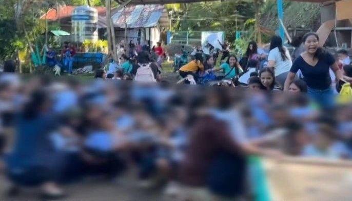 PANOORIN: Lindol sumabay sa flag ceremony sa Davao Occidental