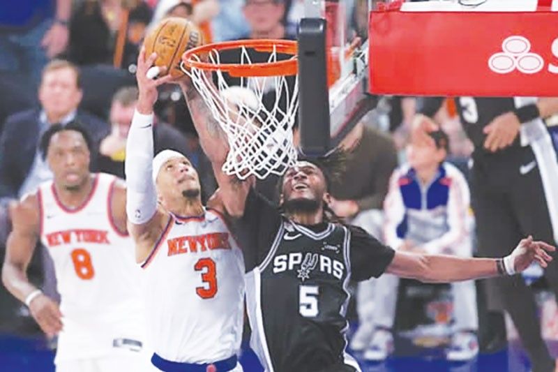Game 3 inagaw ng Spurs sa Knicks
