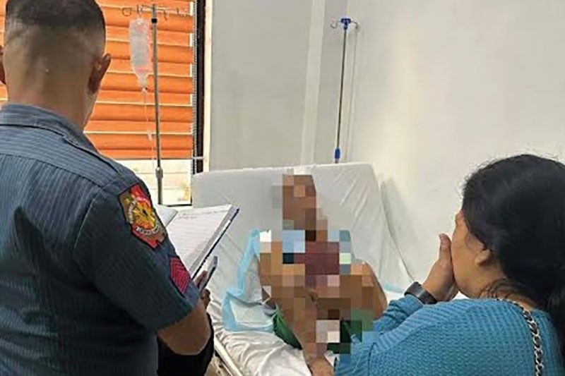 Senior citizen gitigbas sa silingan samtang naglingkod