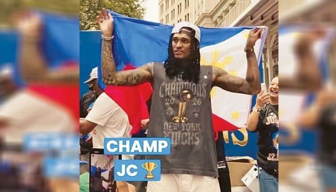 Pinoy pride ipinakita ni JC sa Knicks parade