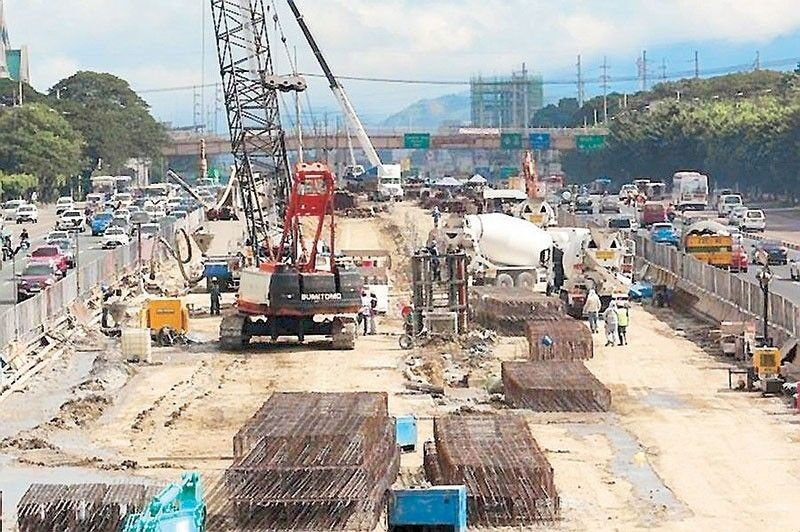 Infrastructure expenses decline anew in April