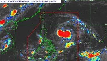Francisco intensifies into typhoon