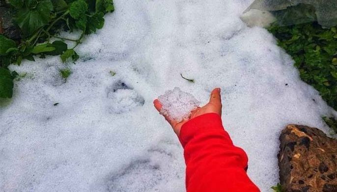 Hailstorm recorded in provinces