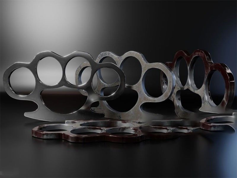 Grade 9 sinapak ng brass knuckle, bagsak!