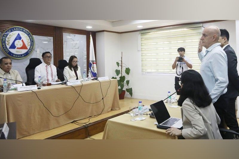 DOLE: Baldwin, walang alien employment permit