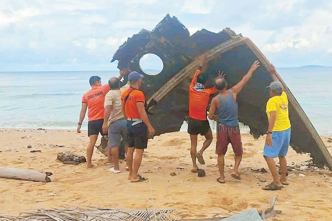 Suspected rocket debris recovered in Palawan