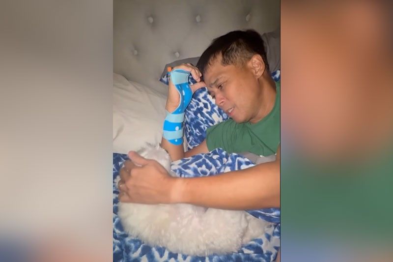 Kahit ‘di pa magaling… Dingdong, nag-birthday sa bahay para sa mga aso