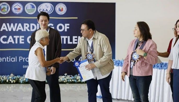 DHSUD: 684 informal settler families secure land