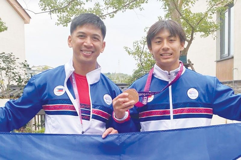 Caluag, Coo papadyak sa Asian Games