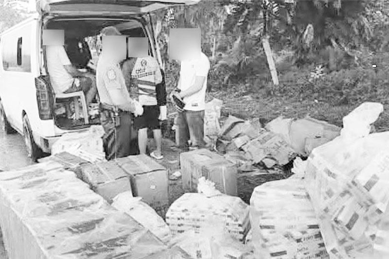 P4.1 milyong halaga ng sigarilyo nasabat sa R-12