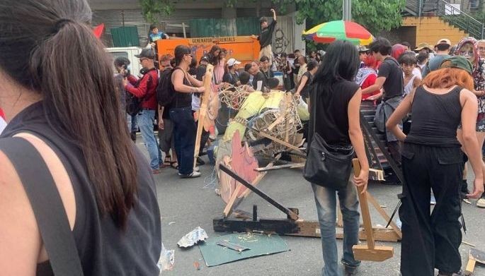 WATCH: Demonstrators gather ahead of SONA in Manila
