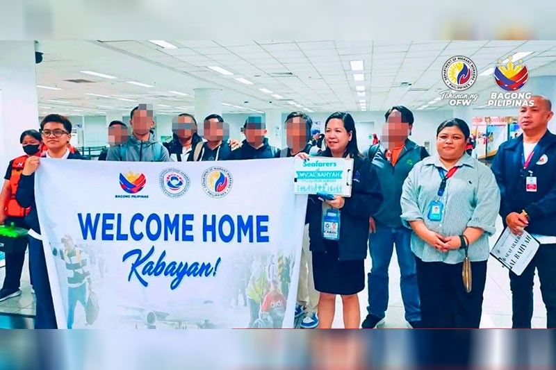 6 Philippines seafarers home after Hormuz security incident