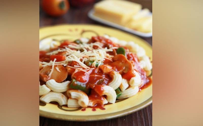 Light but fully satisfying Vegetable Pasta