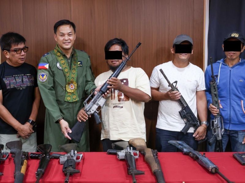 Abu Sayaff supporters surrender to ARRAPI reservist group officials