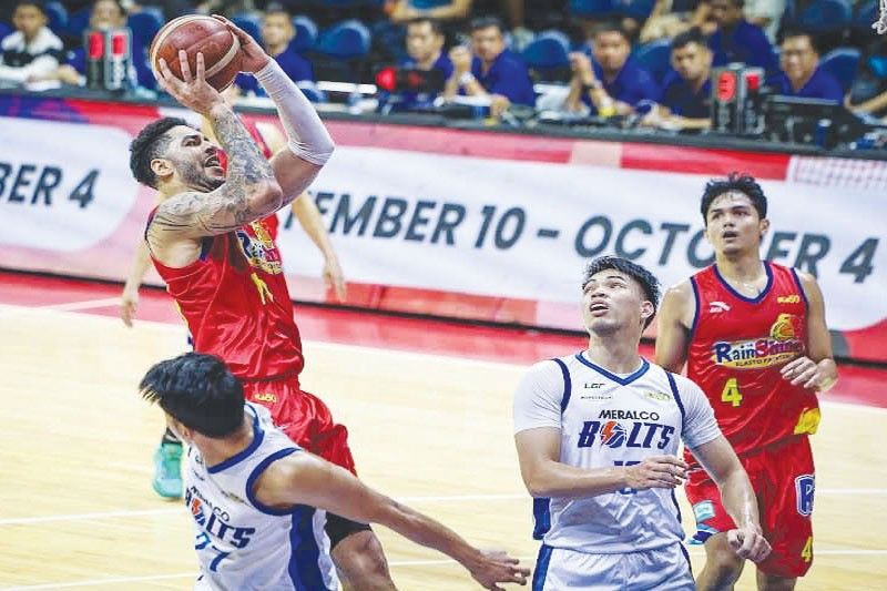 Bolts sinilat ng Elasto Painters