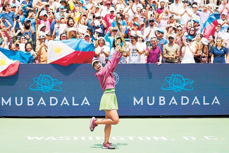 Eala dismantles Pegula, wins 1st WTA 500 crown