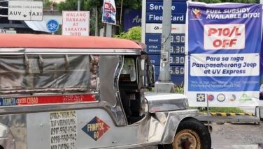 Fuel discount subsidy for transport sector raised to P12 per liter