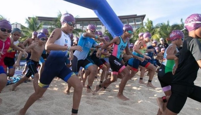 Over 600 young triathletes gain share of Lapu-Lapu spotlight at IRONKIDS race