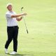 Rico Hoey of the Philippines plays a shot on the ninth hole during the first round of the Wyndham Championship 2026 at the Sedgefield Country Club on August 06, 2026 in Greensboro, North Carolina.