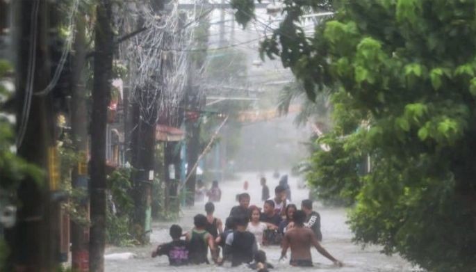 Metro Manila nalubog sa baha dahil sa habagat