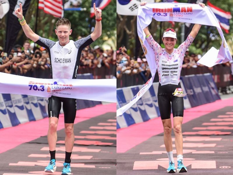 Schoeman, Van Coevorden hurdle obstacles to rule IRONMAN 70.3 Lapu-Lapu race