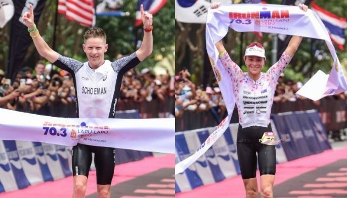 Schoeman, Van Coevorden hurdle obstacles to rule IRONMAN 70.3 Lapu-Lapu race