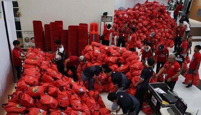 Emergency Go Bags, ipinamahagi