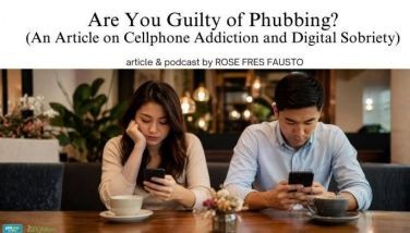 Are you guilty of phubbing?: Understanding cellphone addiction, digital sobriety