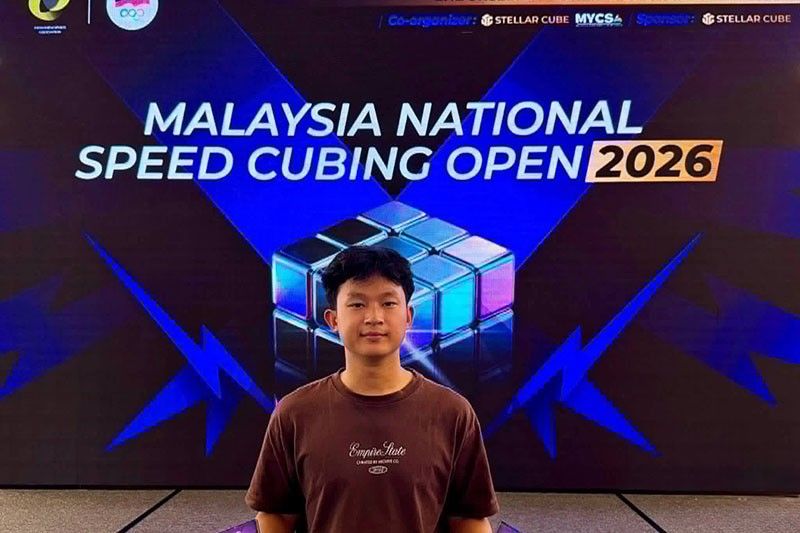 Pinoy speedcuber bumida sa Malaysia
