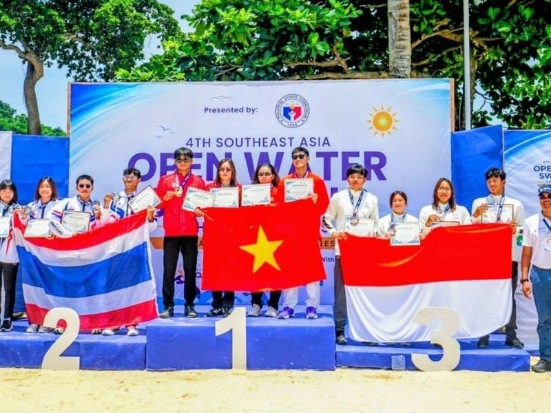 4th SEA Open Water tilt: Vietnamese dominate mixed relays