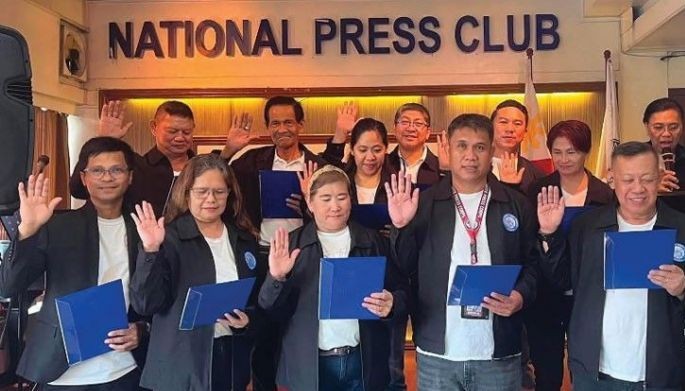 Bagong opisyales ng Cavite Press Corps nanumpa