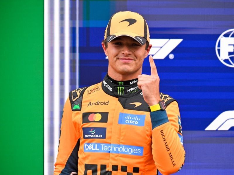 Norris clinches pole for Dutch GP