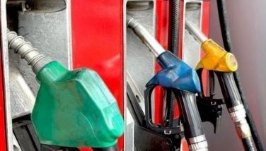 Diesel up today by P2.31/liter, gas by P1.08