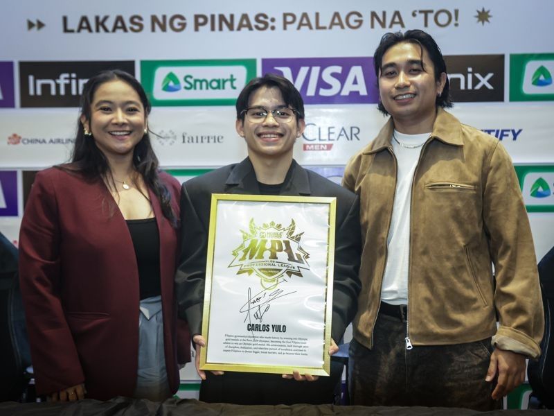 Carlos Yulo inducted into MPL PH Wall of Fame