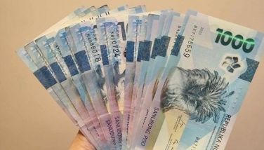 Stock photo of a peso money bill. 