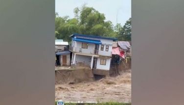 Heavy rains damage Pampanga dam
