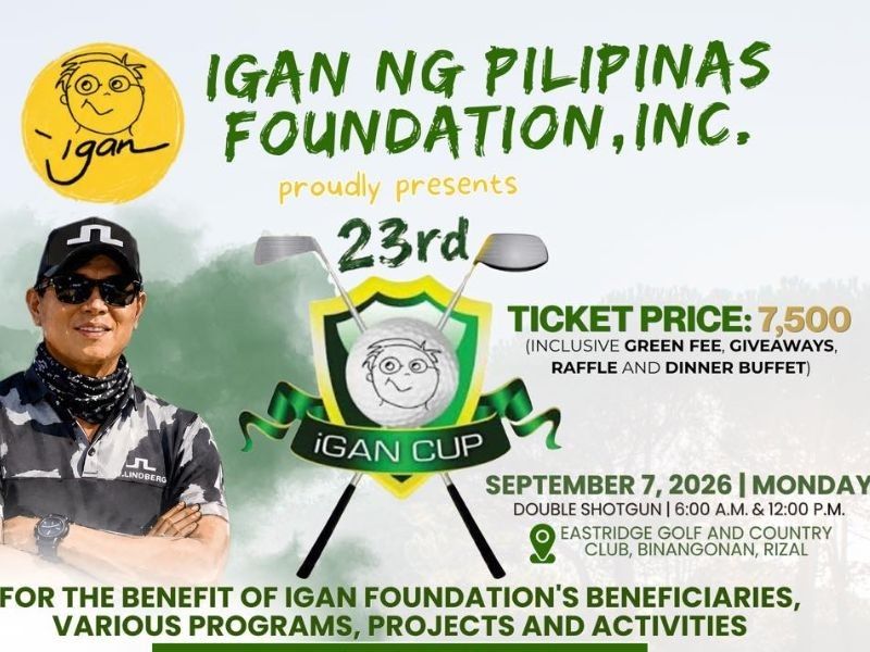 iGAN Cup celebrity golf tourney returns for 23rd edition