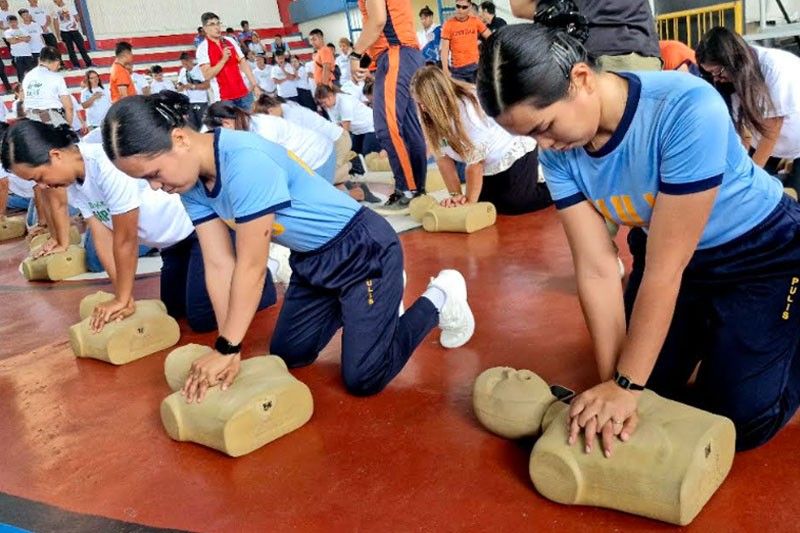 Hospitality personnel undergo CPR training