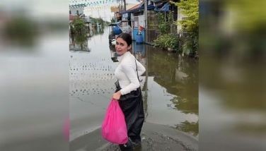Ivana, Sumagot sa paglusong sa baha