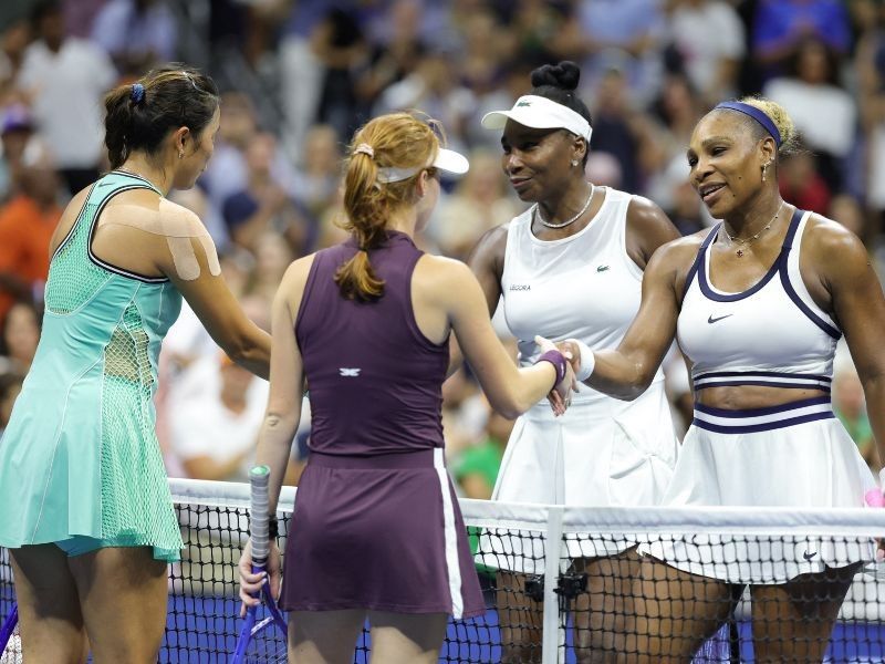 Williams sisters fall in thrilling return to US Open doubles