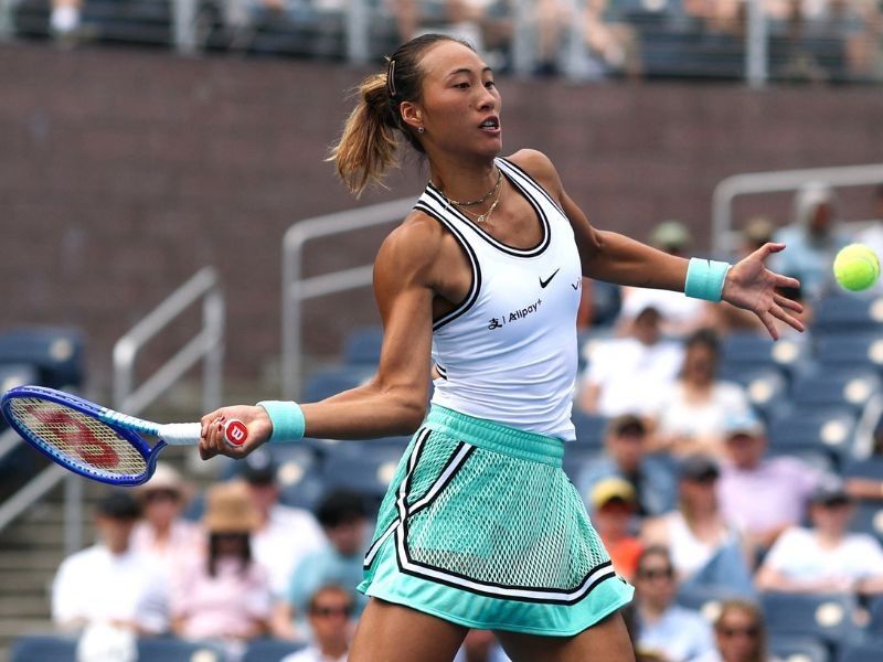 Zheng, Potapova pull off upsets to reach US Open last 16