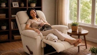 When your pet thinks your recliner is their recliner too