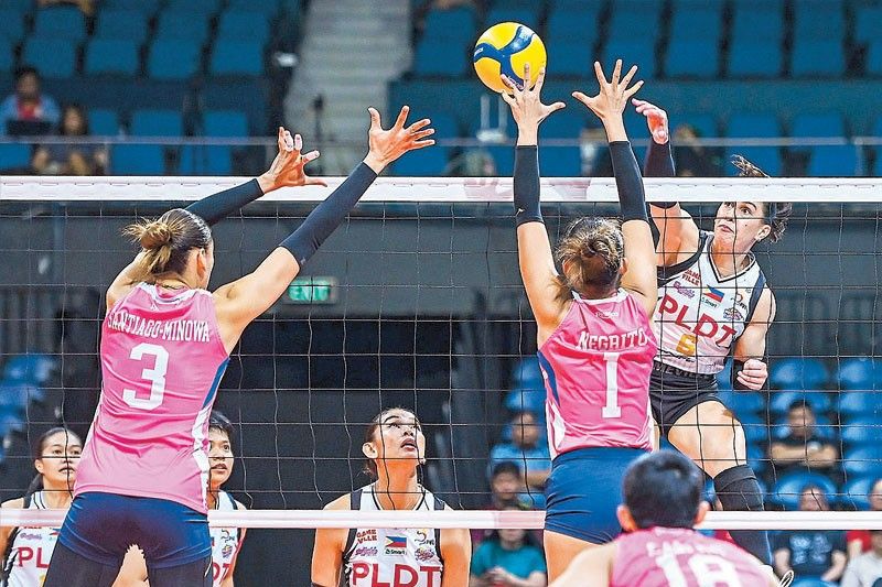 PLDT Hitters salvage podium honors