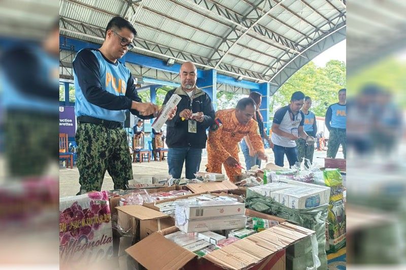 P1.9 milyong sigarilyo sinira, ibinaon sa lupa