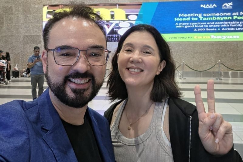 Alan, Pia balik Pinas